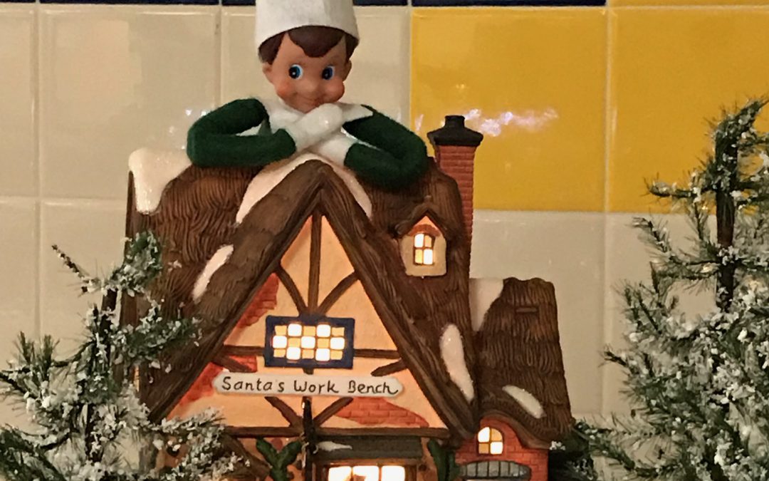The Elf on the Shelf visiting our students during December 2017